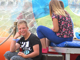 Mit Spass dabei! 